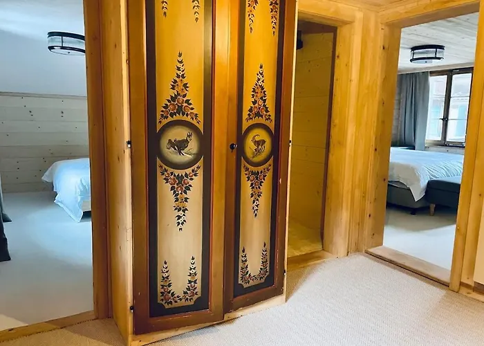 Lägenhet Charming Promenade Palace View 160m2 Gstaad